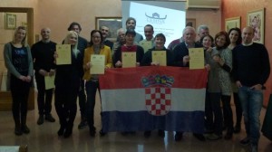 Foto di gruppo degli studenti del corso